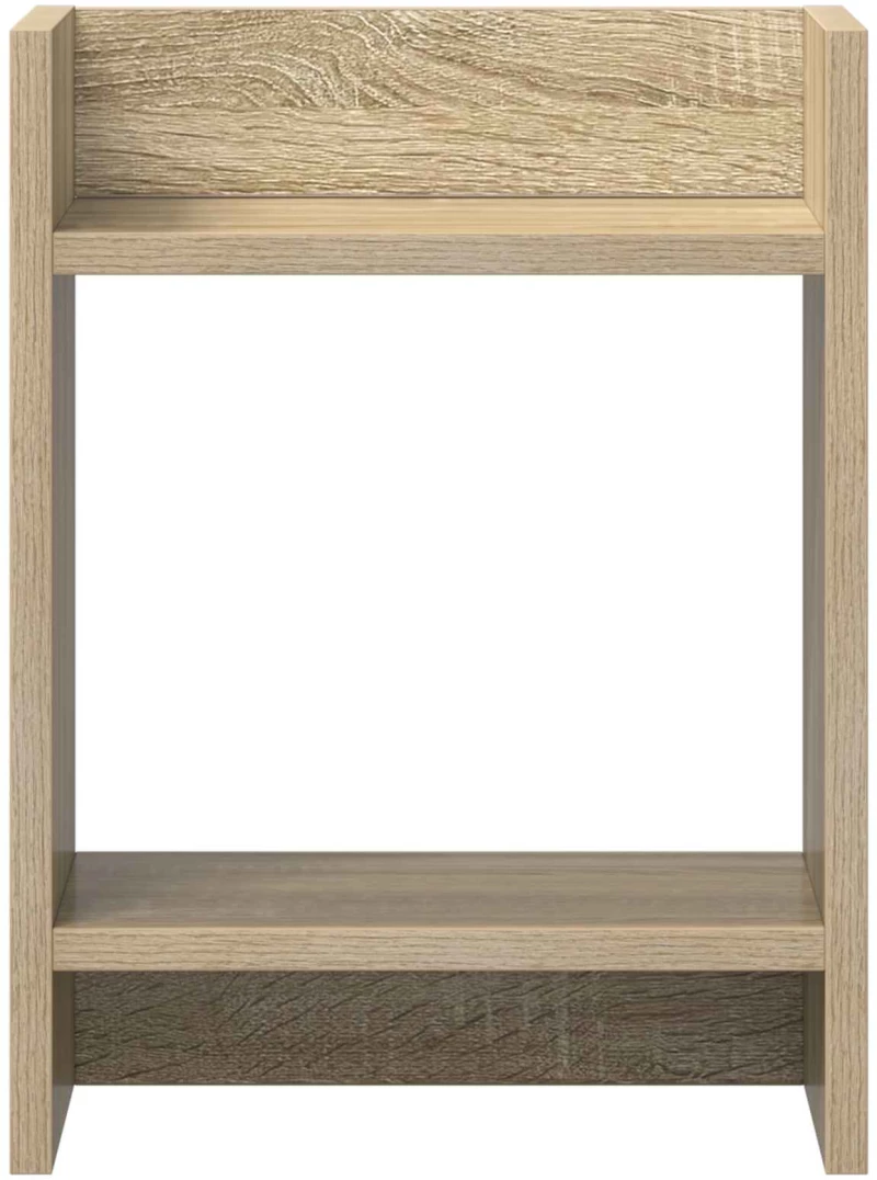 vidaXL Βάση φυτών με ράφι 2 pcs Δρύς Sonoma 30 x 30 x 40 cm