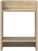 vidaXL Βάση φυτών με ράφι 2 pcs Δρύς Sonoma 30 x 30 x 40 cm