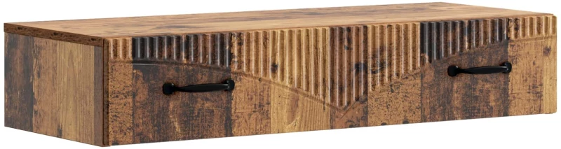 vidaXL Τραπεζάκι Τοίχου Παλαιωμένο ξύλο 87,5 x 34,5 x 17 εκ.