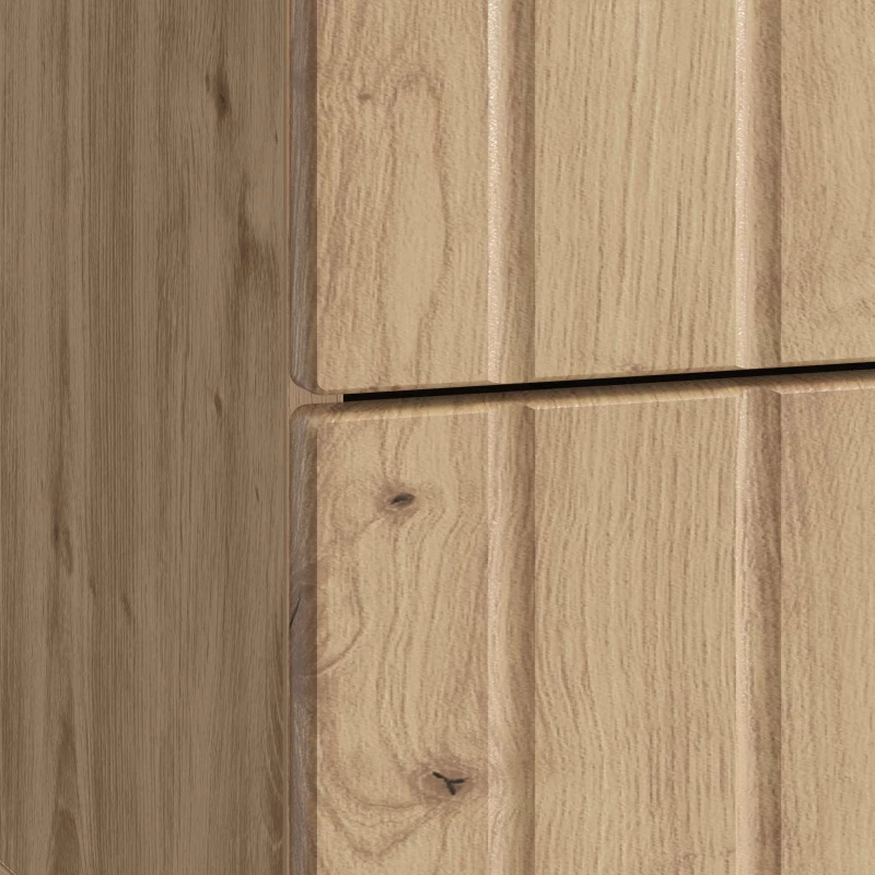 vidaXL Κομοδίνο Artisan Δρυς 43 x 34,5 x 49,5 εκ Επεξεργασμένο Ξύλο