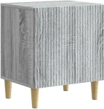 vidaXL Κομοδίνο 2 pcs Γκρι Sonoma 43 x 34,5 x 50 εκ Επεξεργασμένο Ξύλο