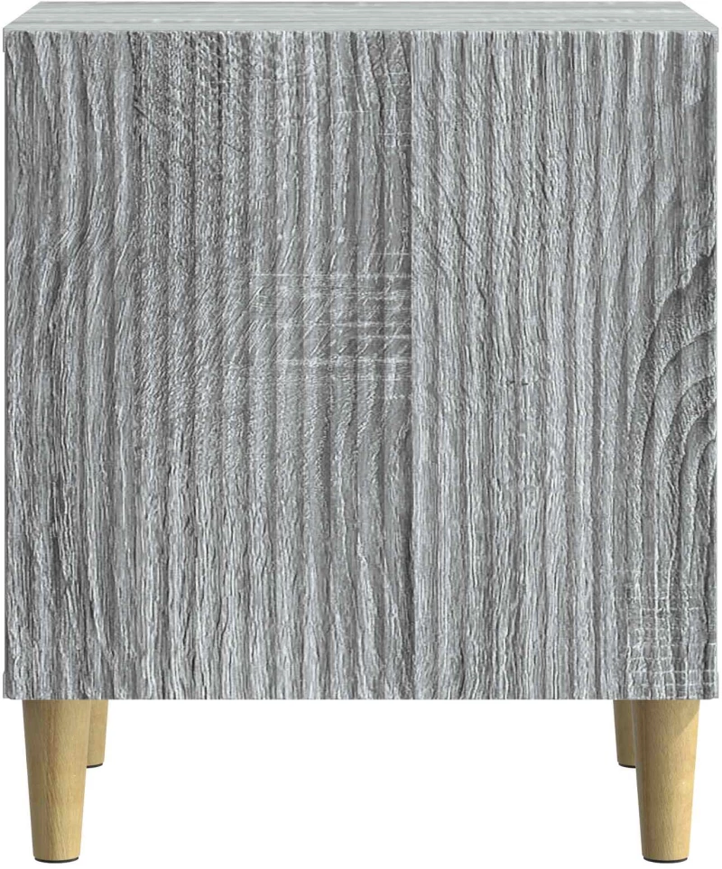vidaXL Κομοδίνο 2 pcs Γκρι Sonoma 43 x 34,5 x 50 εκ Επεξεργασμένο Ξύλο