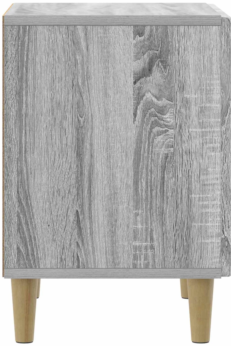 vidaXL Κομοδίνο 2 pcs Γκρι Sonoma 43 x 34,5 x 50 εκ Επεξεργασμένο Ξύλο