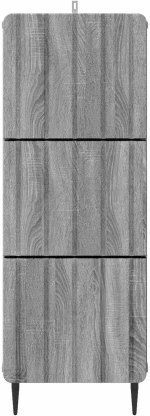 vidaXL Ντουλάπι με Συρτάρια Γκρι Sonoma 33 x 34,5 x 92 εκ.