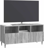 vidaXL Ντουλάπι TV Γκρι Sonoma 102 x 34,5 x 50 εκ. Επεξεργασμένο Ξύλο