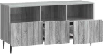 vidaXL Ντουλάπι TV Γκρι Sonoma 102 x 34,5 x 50 εκ. Επεξεργασμένο Ξύλο