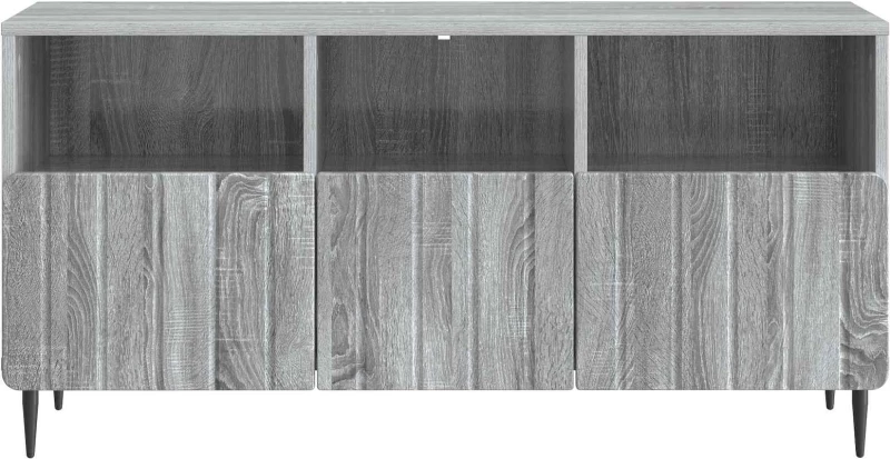 vidaXL Ντουλάπι TV Γκρι Sonoma 102 x 34,5 x 50 εκ. Επεξεργασμένο Ξύλο