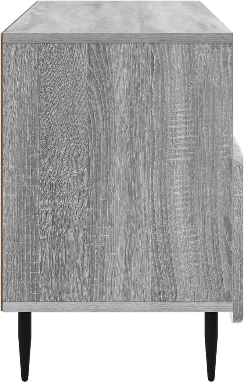 vidaXL Ντουλάπι TV Γκρι Sonoma 102 x 34,5 x 50 εκ. Επεξεργασμένο Ξύλο