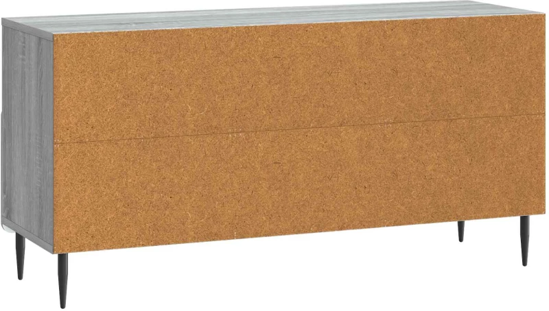 vidaXL Ντουλάπι TV Γκρι Sonoma 102 x 34,5 x 50 εκ. Επεξεργασμένο Ξύλο
