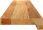vidaXL Περβάζια παραθύρων 2 τεμ. Αν. Καφέ 100x15x2εκ. Μασίφ Ξύλο Δρυός