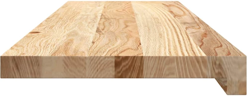 vidaXL Περβάζια παραθύρων 2 τεμ. 80x30x2 εκ. Ακατέργαστο Μασίφ Δρυός
