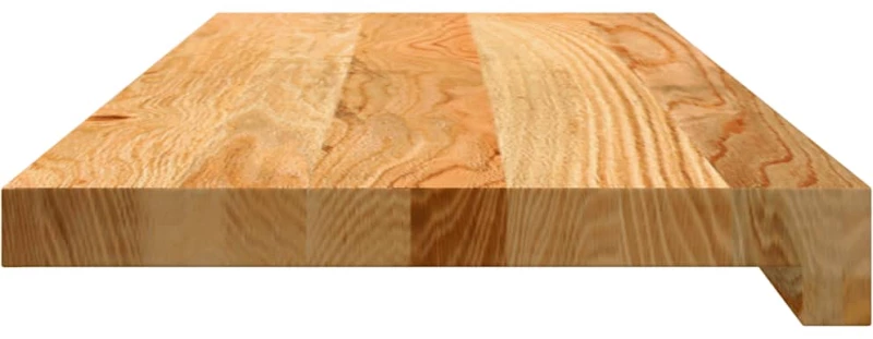 vidaXL Περβάζια παραθύρων 2 τεμ. Αν. Καφέ 70x25x2 εκ. Μασίφ Ξύλο Δρυός