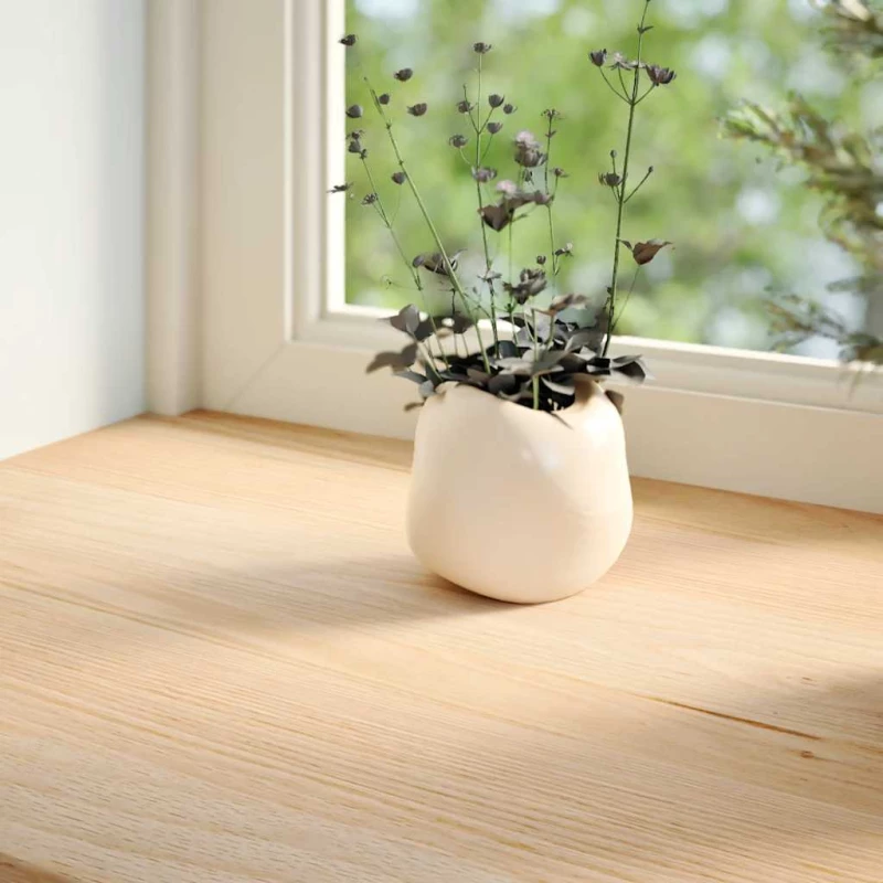 vidaXL Περβάζια παραθύρων 2 τεμ. 90x30x2 εκ. Ακατέργαστο Μασίφ Δρυός