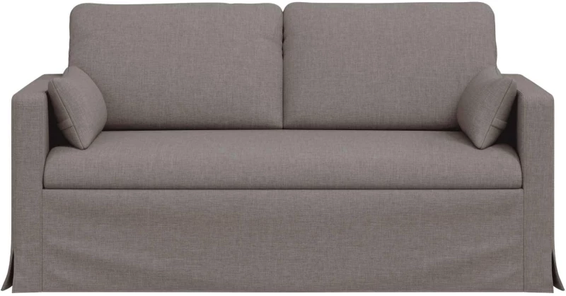 vidaXL Καναπές Taupe 158 x 78 x 80 εκ ύφασμα