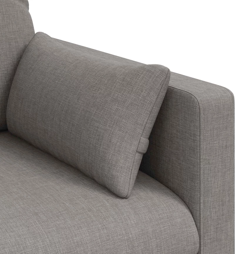 vidaXL Καναπές Taupe 158 x 78 x 80 εκ ύφασμα