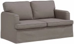 vidaXL Καναπές Taupe 144 x 80 x 85 εκ ύφασμα