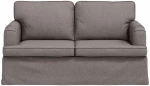 vidaXL Καναπές Taupe 144 x 80 x 85 εκ ύφασμα
