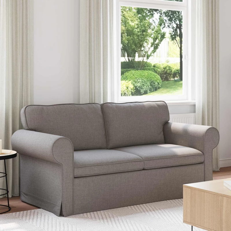 vidaXL Καναπές Taupe 175 x 82 x 80 εκ ύφασμα