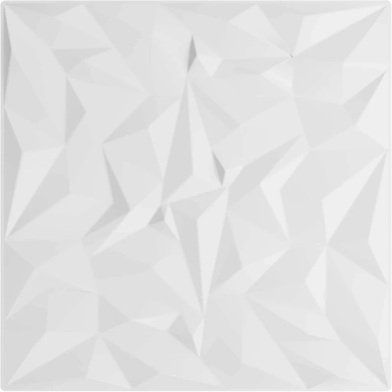 vidaXL Πάνελ τοίχου 24 pcs Λευκό 50 x 50 cm Φελιζόλ XPS