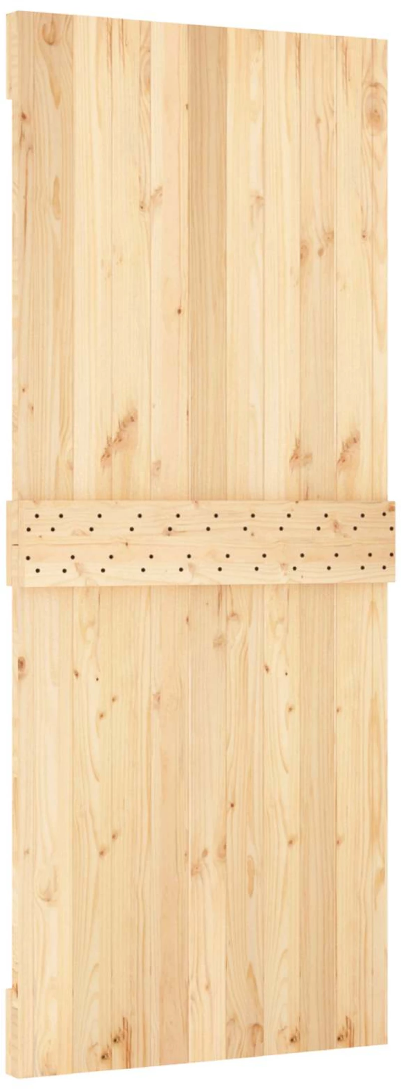 vidaXL Πόρτα NARVIK Φυσικό 85 x 210 cm Συμπαγές Ξύλο Πεύκου