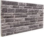 vidaXL Πάνελ τοίχου 10 pcs Ανθρακί 100 x 50 cm Αφρός EPS