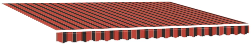 vidaXL Χειροκίνητη αναδιπλούμενη τέντα με LED 4,5 x 3 μ