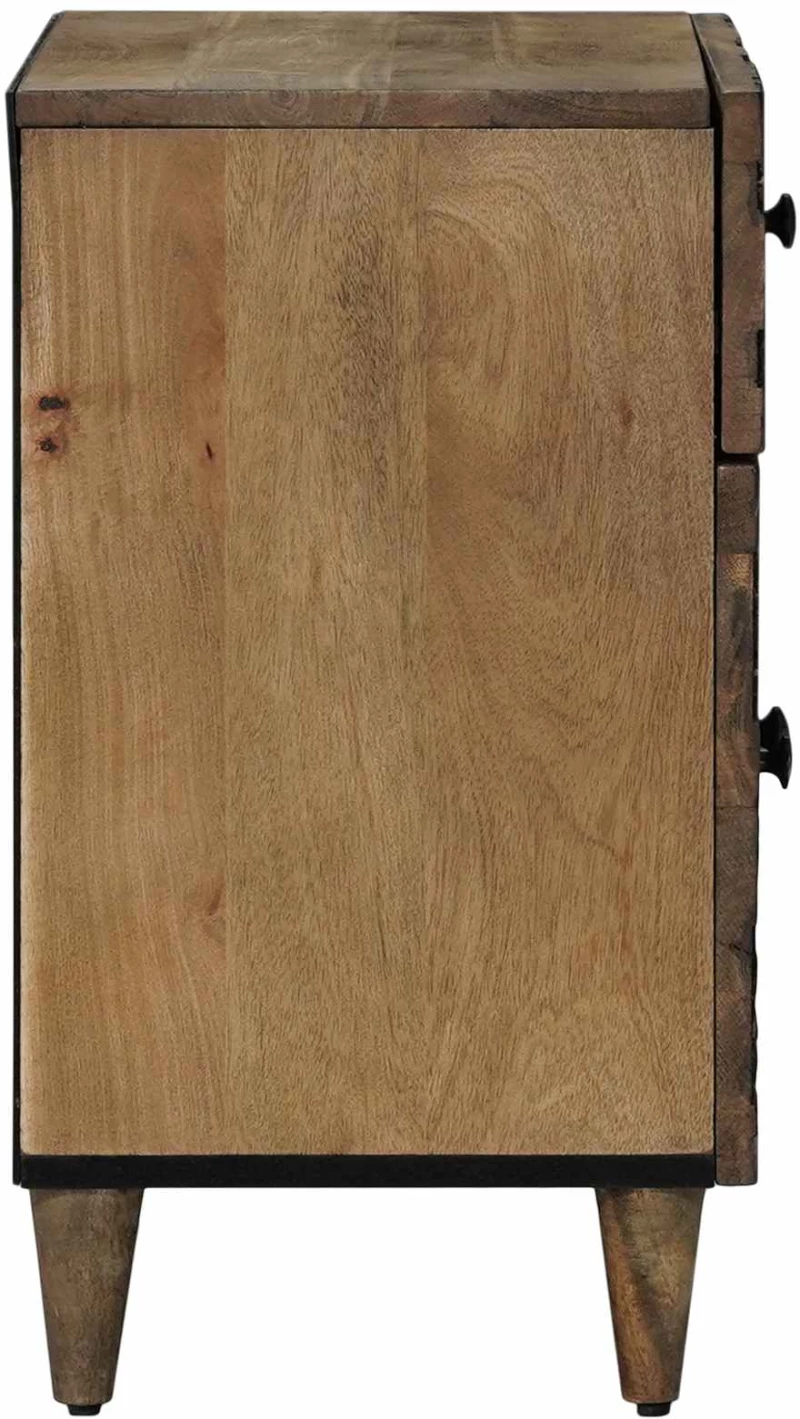 vidaXL Κρεβατοκάμαρα Καφέ 50 x 33 x 60 εκ Στερεό ξύλο μάνγκο