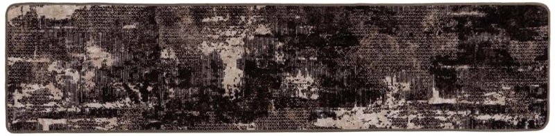 vidaXL Χαλί Runner MARSA Μαύρο 50 x 100 cm Πολυέστερ και PVC