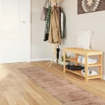 vidaXL Χαλί Runner MARSA Λευκός 50 x 300 εκ Πολυέστερ και PVC