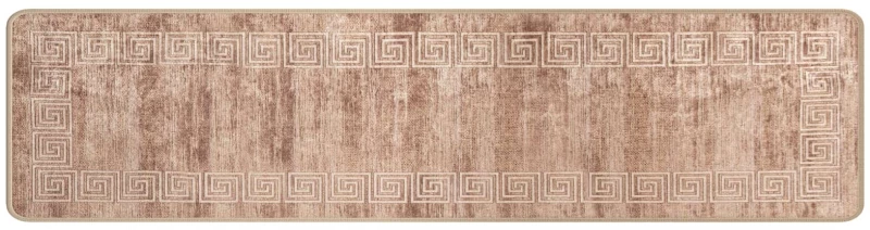 vidaXL Χαλί Runner MARSA Λευκός 50 x 300 εκ Πολυέστερ και PVC