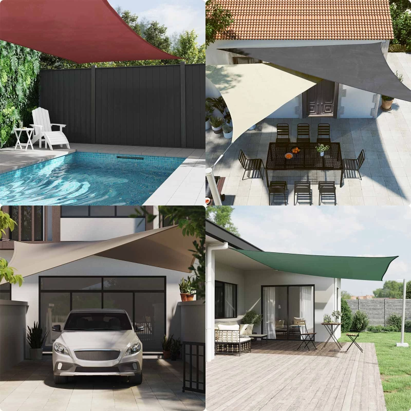 vidaXL Πανί σκιάς Καφέ 6 x 2 m 100% Πολυέστερ Οξφόρδη
