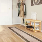 vidaXL Χαλί Runner MARSA Μαύρο 50 x 400 εκ. Πολυέστερ και PVC