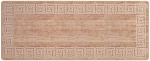 vidaXL Χαλί Runner MARSA Λευκός 100 x 300 cm Πολυέστερ και PVC