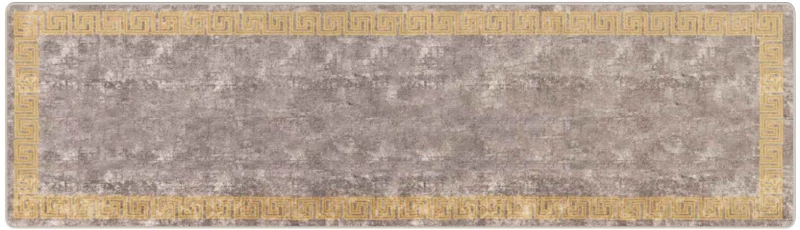 vidaXL Χαλί Runner MARSA Γκρι 100 x 350 εκ. Πολυέστερ και PVC