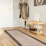 vidaXL Χαλί Runner MARSA Μαύρο 80 x 400 εκ. Πολυέστερ και PVC
