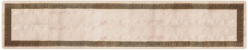 vidaXL Χαλί Runner MARSA Μαύρο 80 x 400 εκ. Πολυέστερ και PVC