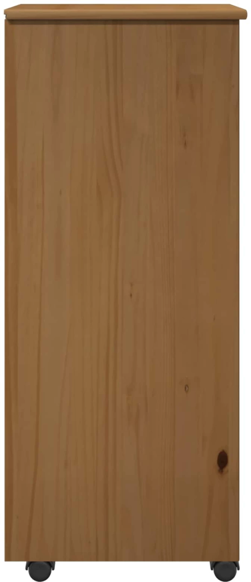 vidaXL Κινητό Ντουλάπι Μέλι Καφέ 34 x 39 x 93,5 εκ Στερεό ξύλο πεύκου