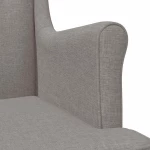 vidaXL Πολυθρόνα Taupe Ύφασμα