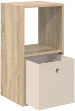 vidaXL Κομοδίνο 2 pcs Δρύς Sonoma 35 x 32 x 68,5 εκ Επεξεργασμένο ξύλο