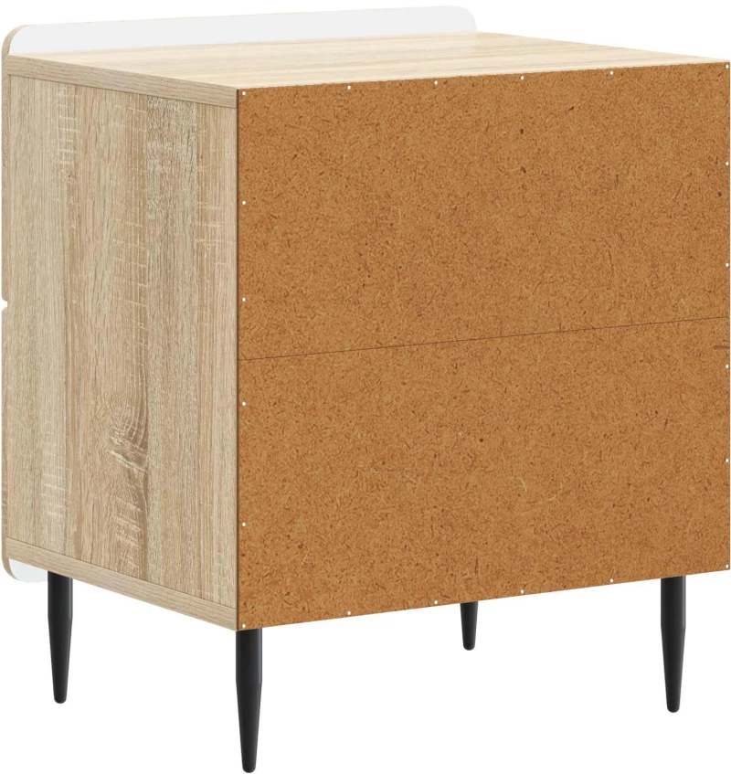 vidaXL Κομοδίνο Sonoma Δρυς 43 x 34,5 x 49,5 εκ Επεξεργασμένο Ξύλο