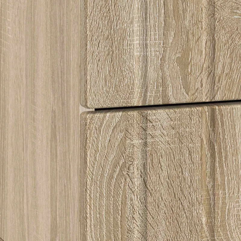 vidaXL Κομοδίνο Sonoma Δρυς 43 x 34,5 x 49,5 εκ Επεξεργασμένο Ξύλο