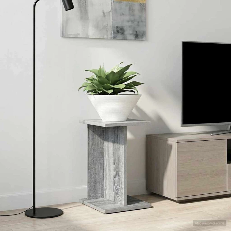 vidaXL Βάση φυτών 2 pcs Γκρι Σονομά 25 x 25,5 x 40,5 εκ.