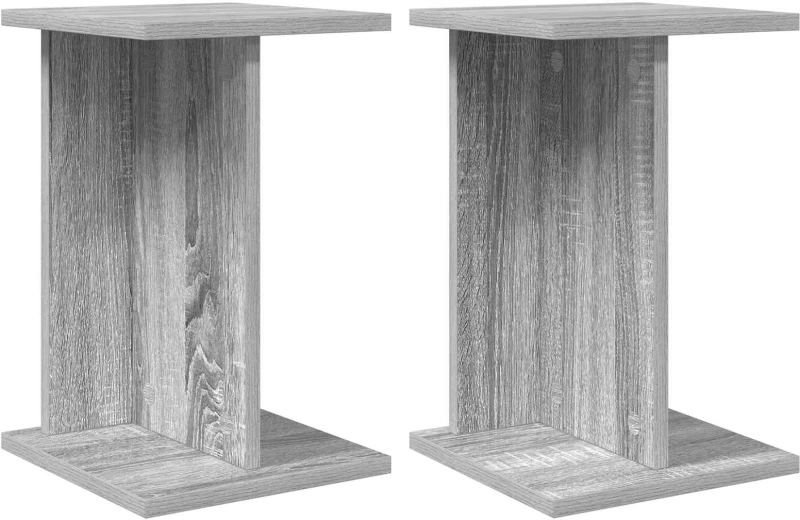 vidaXL Βάση φυτών 2 pcs Γκρι Σονομά 25 x 25,5 x 40,5 εκ.