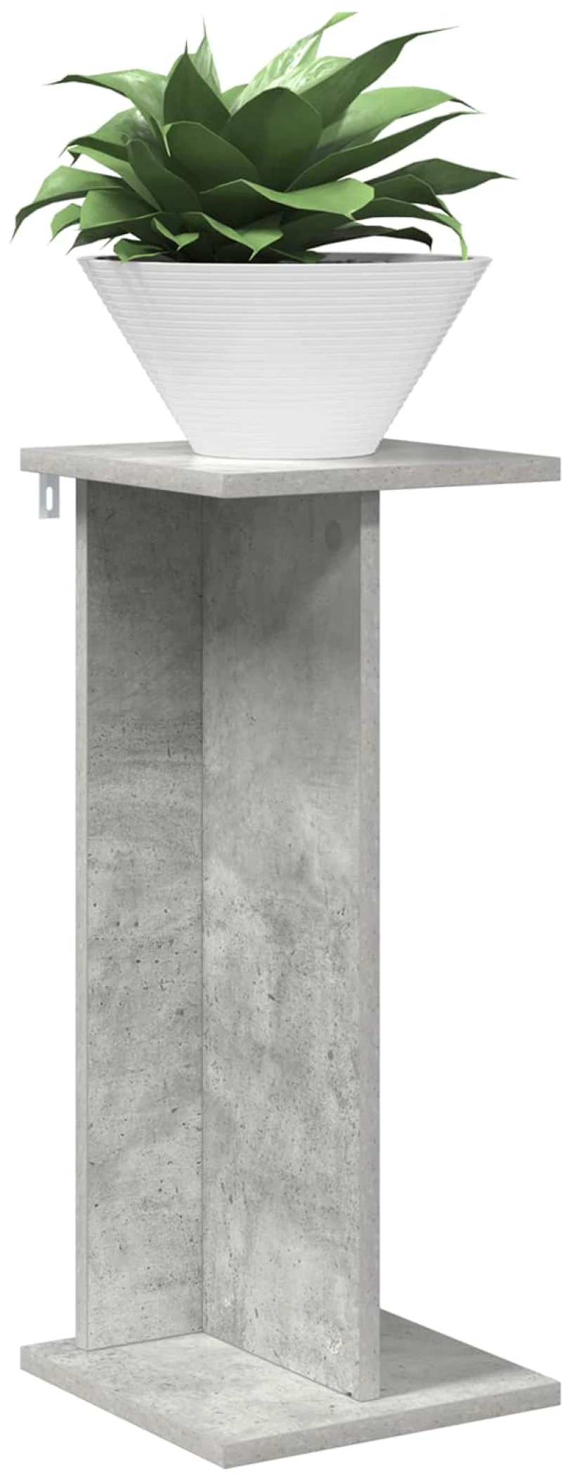 vidaXL Βάση φυτών 2 pcs Σκυρόχρωμο Γκρι 25 x 25,5 x 60,5 εκ.