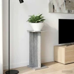 vidaXL Βάση φυτών 2 pcs Γκρι Σονομά 25 x 25,5 x 60,5 εκ.