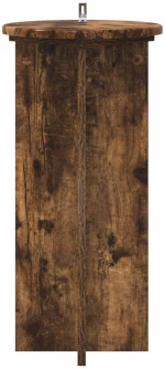 vidaXL Βάση φυτών 2 pcs Καπνισμένο Ξύλο Δρυός 29,5 x 29,5 x 60 εκ.