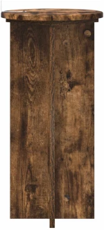 vidaXL Βάση φυτών 2 pcs Καπνισμένο Ξύλο Δρυός 29,5 x 29,5 x 60 εκ.