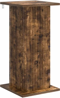 vidaXL Βάση φυτών Καπνισμένο Ξύλο Δρυός 30,5 x 30 x 60,5 εκ