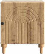 vidaXL Κομοδίνο Artisan Δρυς 43 x 34,5 x 50 εκ Επεξεργασμένο Ξύλο