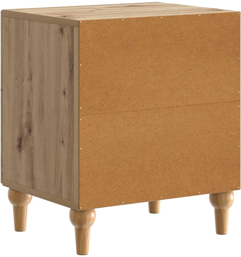 vidaXL Κομοδίνο Artisan Δρυς 43 x 34,5 x 50 εκ Επεξεργασμένο Ξύλο